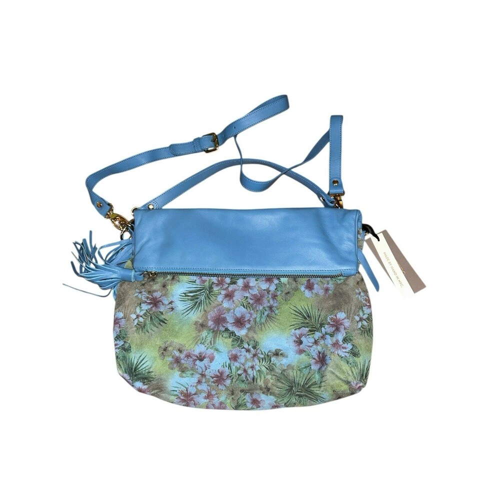 Pietro NYC Handmade Handbag Crossbody Plus‎ Floral Print Purse